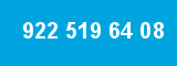 922 519 64 08 922 519 64 08